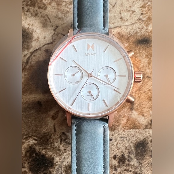 MVMT Nova Dorado FC01-RGGR Women's Watch Rose Gold / Grey Leather - Picture 7 of 9